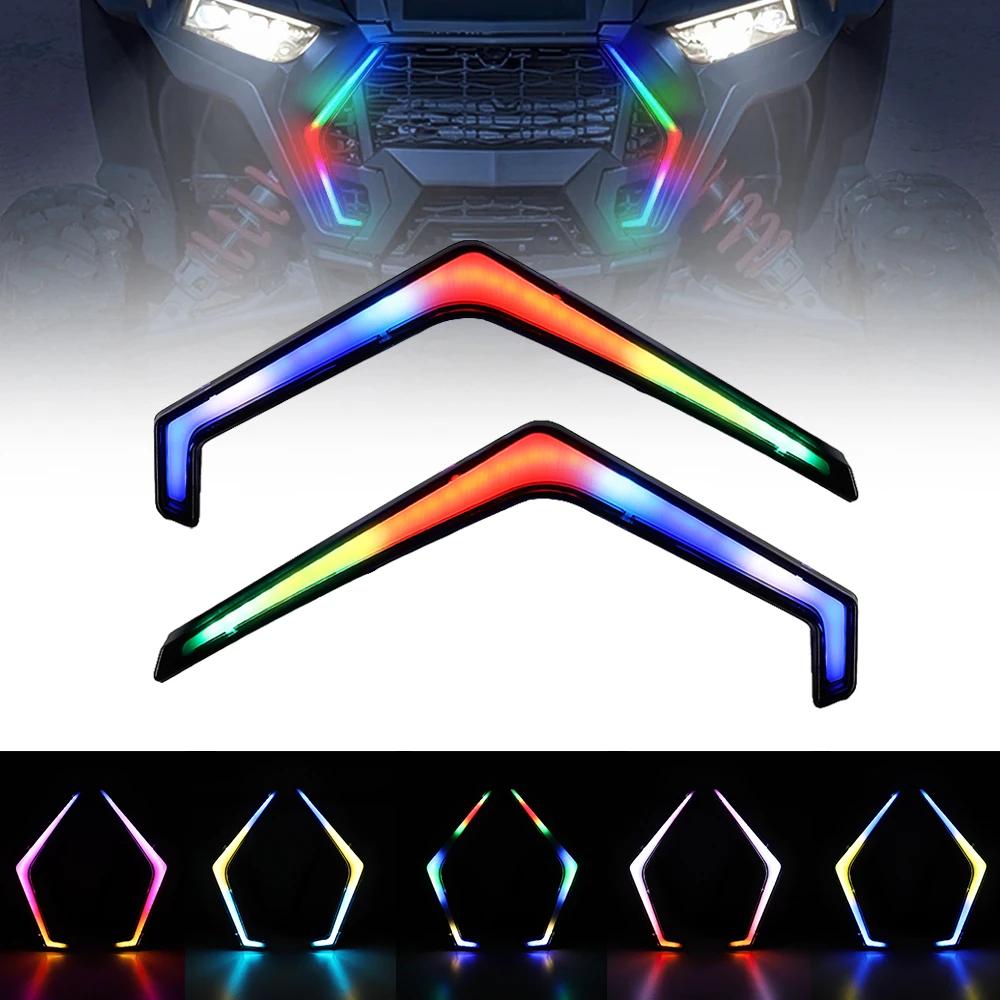 2X ATV  õ, LED RGB  ǼƮ , 󸮽 RZR XP 1000 ͺ 2018 2019 2020 2021, ü̽ ÷ 
